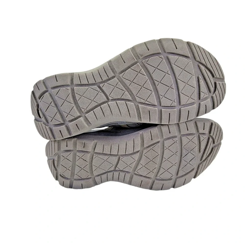 Earth Origins Boyd Men's Gray Brown Sport Comfort Sandals Flip Flop Thong Sz 8 M
